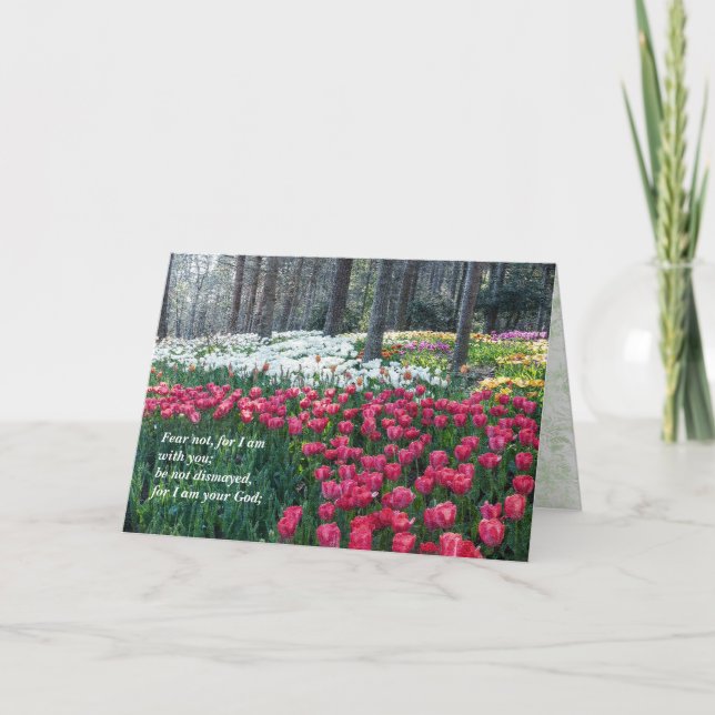 "Fear Not, for I Am with You" Thank You Card (Front)
