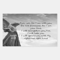 Fear Not, Isaiah Scripture Comforting Angel