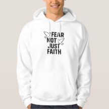 Fear Not Just Faith Modern Dove Graphic