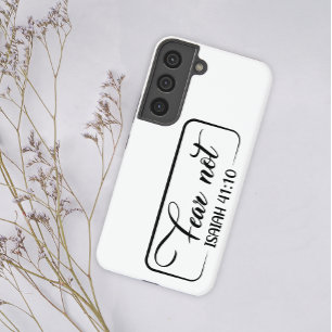 Fear Not Modern Script Isaiah 41:10 Samsung Galaxy Case