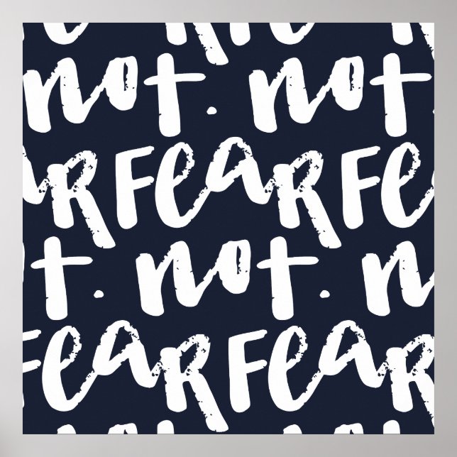 Fear not poster (Front)
