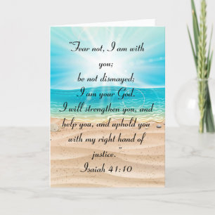 “Fear Not” Religious Inspirational Note Card