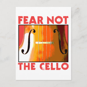 Fear Not the Cello Postcard