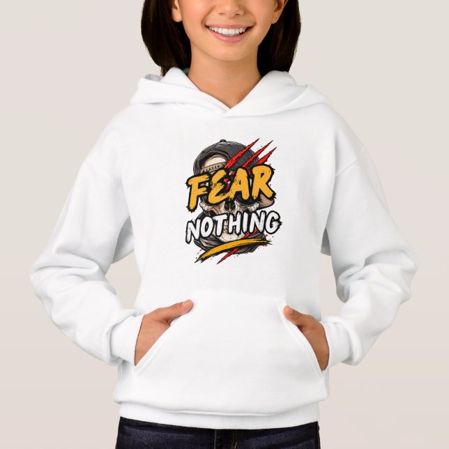 Fear Nothing Skull Sweatshirt (Front)