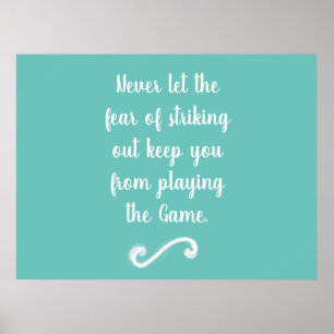 Fear of Striking Out Poster