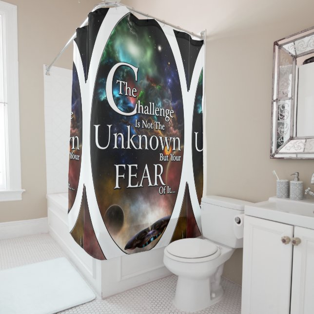 Fear Of The Unknown Shower Curtain (In Situ)