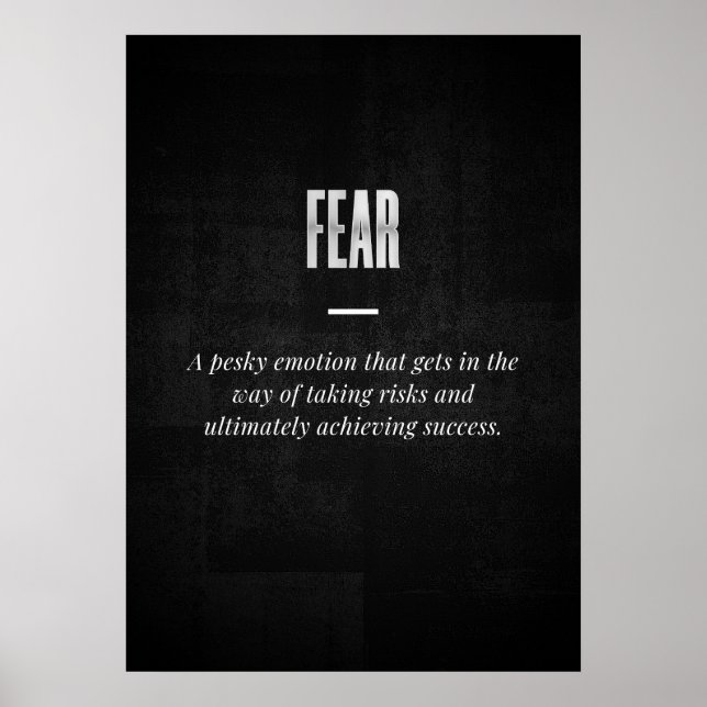 Fear Poster (Front)