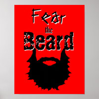 Fear The Beard Poster