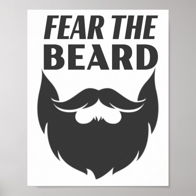 Fear the Beard Poster (Front)