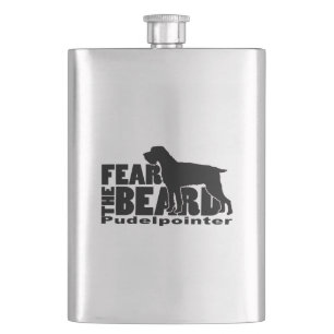Fear the Beard - Pudelpointer Gear Hip Flask