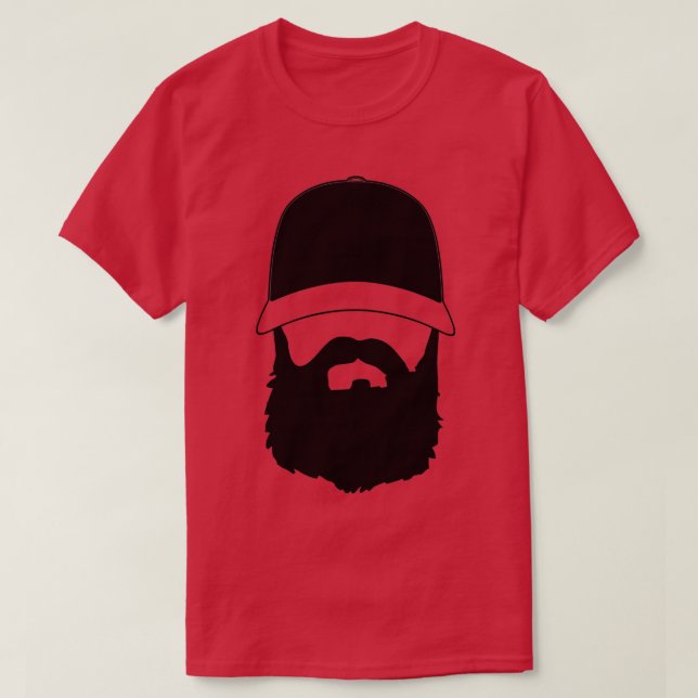 Fear The Beard T Shirt (Design Front)