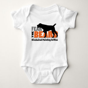 Fear the Beard - Wirehaired Pointing Griffon Baby Bodysuit
