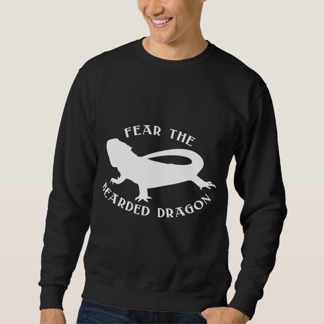 Fear The Bearded Dragon Beardie Sweatshirt (Front)