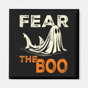 Fear the boo – ghost shark kids halloween costume  magnet