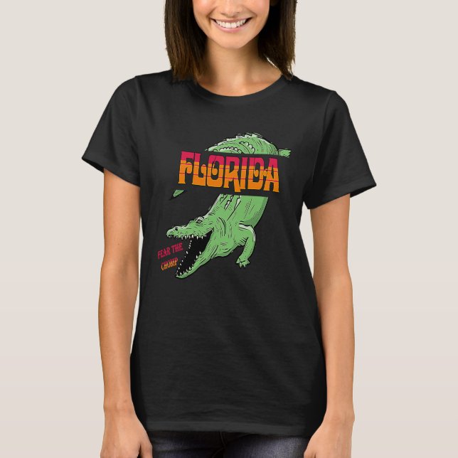 Fear The Chomp Gator T-Shirt (Front)