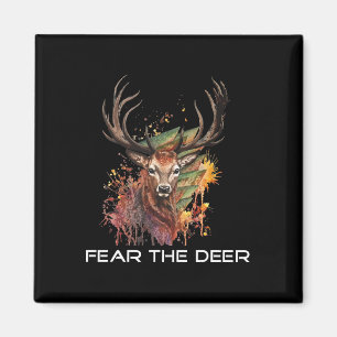 Fear The Deer Basketball 1 Magnet