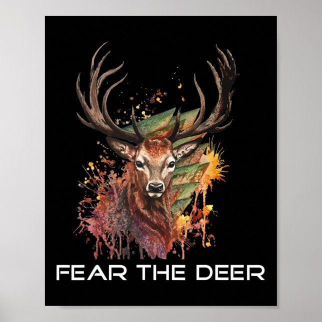 Fear The Deer Basketball 1 Poster (Front)