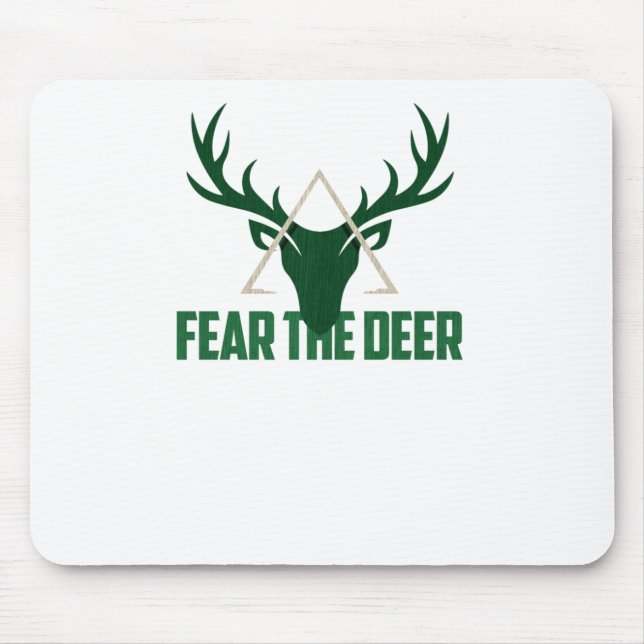 Fear The Deer Buck 2 Basketball  Mouse Mat (Front)