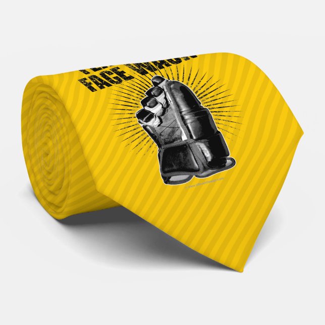 Fear The Face Wash (Hockey) Tie (Rolled)
