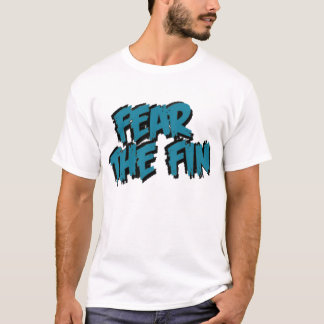 Fear The Fin Logo (Teal) T-Shirt