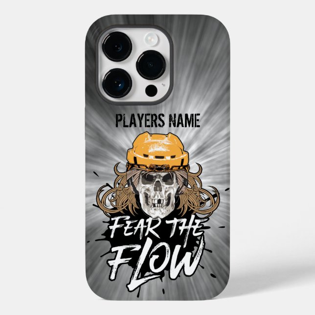 Fear The Flow (hockey hair) Case-Mate iPhone Case (Back)