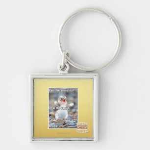 Fear the Fuzzy! Key Ring