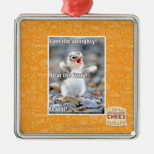 Fear the Fuzzy! Metal Tree Decoration