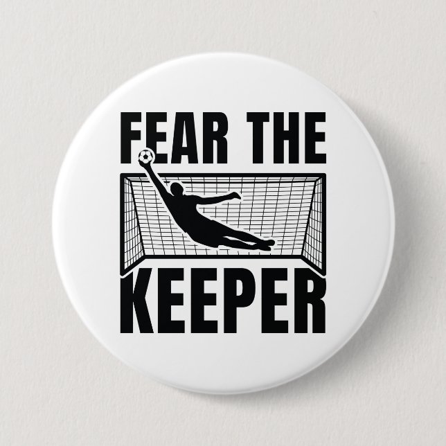 Fear The Keeper 7.5 Cm Round Badge (Front)