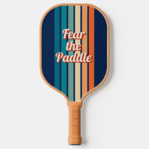 Fear the Paddle Retro Custom Pickleball Paddle