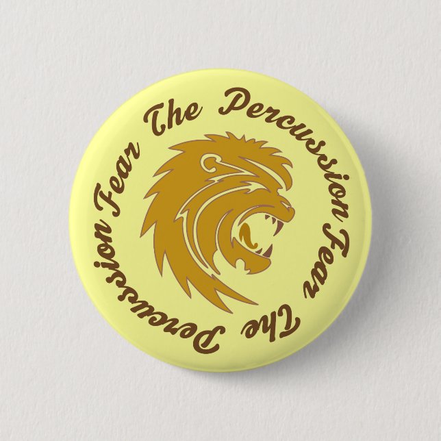 Fear the Percussion Button (Front)