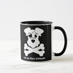 Fear the Pirate Schnauzer Mug