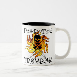Fear the Trombone Two-Tone Coffee Mug