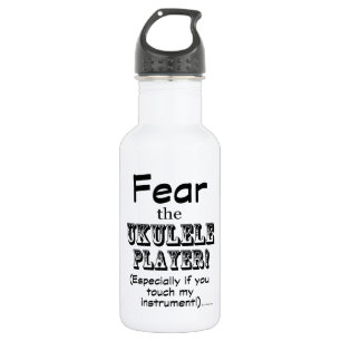 Fear The Ukulele Player 532 Ml Water Bottle