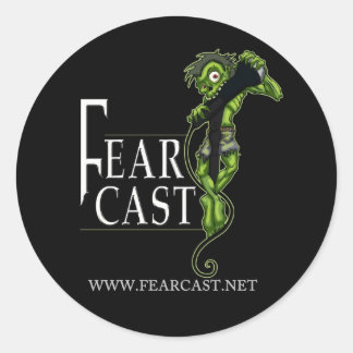 FearCast Harvey Logo Classic Round Sticker