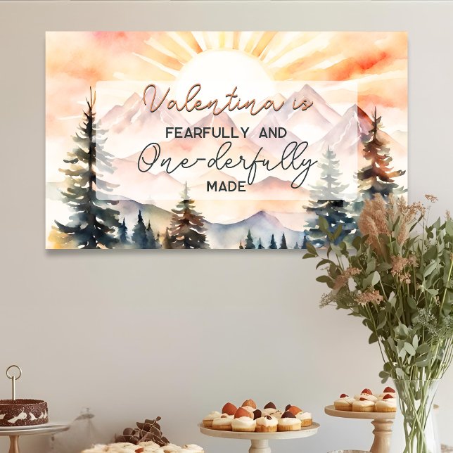 Fearfully and Onederfully Made First Birthday Banner (Creator Uploaded)