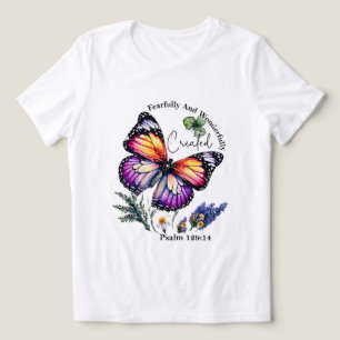 Fearfully and wonderfully created bible quote Tri-Blend shirt
