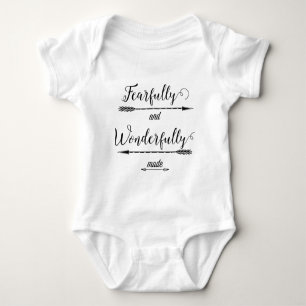 Fearfully and Wonderfully Made Baby Bodysuit