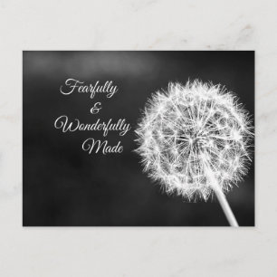 Fearfully and Wonderfully Made Bible Verse Postcard