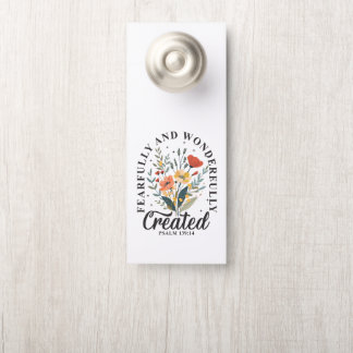Fearfully and Wonderfully Made Door Hanger