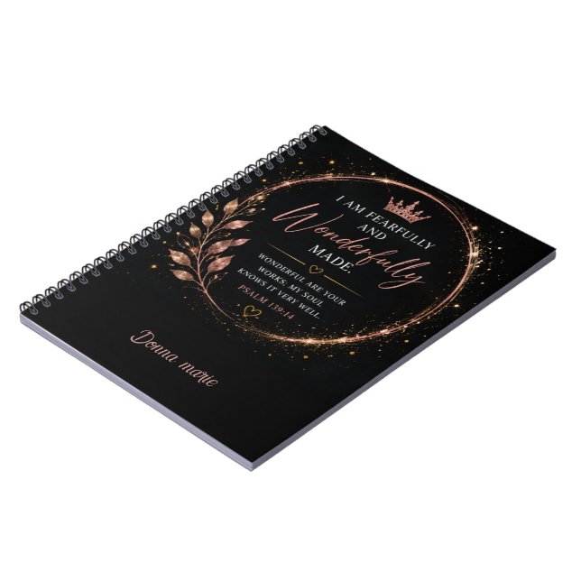 Fearfully and Wonderfully Made Faith Journal (Left Side)