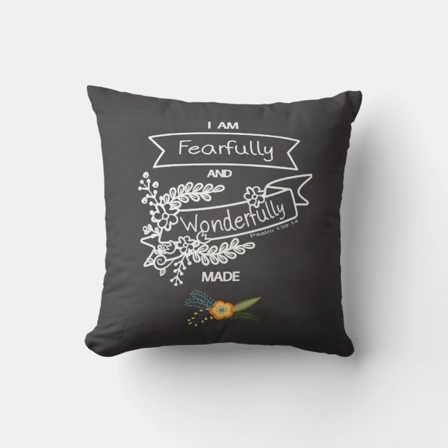 Fearfully and Wonderfully Made  Guitar Pick Cushion (Front)