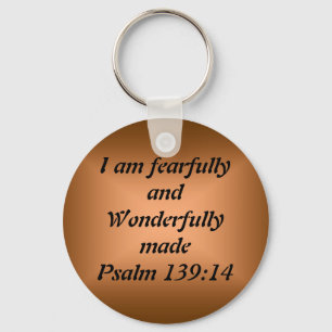 Fearfully and Wonderfully Made Key Ring