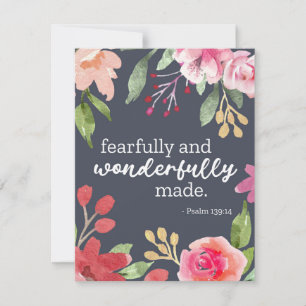 Fearfully and Wonderfully Made Religious Postcards