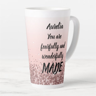 Fearfully and wonderfully made Template Latte Mug
