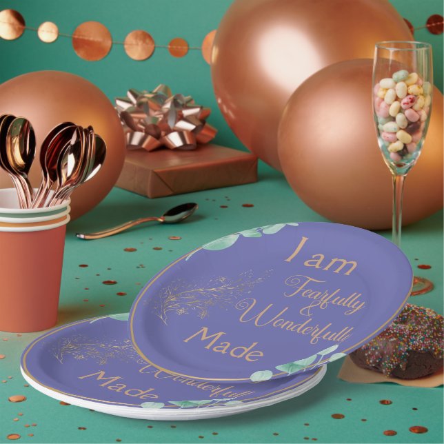Fearfully & Wonderfully Made Paper Plate (Multi)