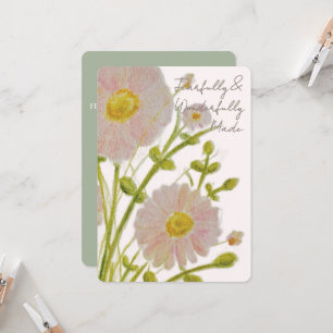 Fearfully & Wonderfully Made Psalm 139:14 Pink Card
