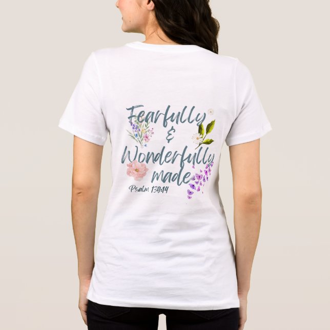 Fearfully & Wonderfully made Tri-Blend Shirt (Back)