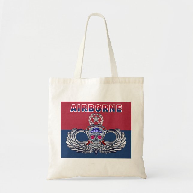 Fearless 82nd Airborne Division Tote Bag (Front)
