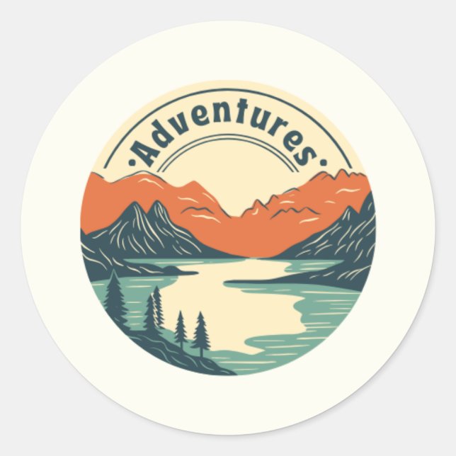 Fearless Adventures Sticker (Front)