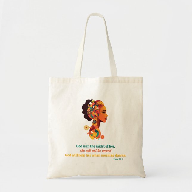 Fearless and Full of Faith Tote Bag (Front)
